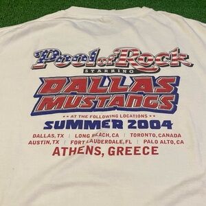 Vintage SMU Dallas Southern Methodist University Mustangs Swim Pool of Rock Tee